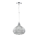 Lampada pendente Pendant in Metallo Moreno Cromo