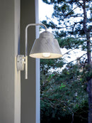 Applique in Basso da Esterno E27 in Metallo Sovil Bianco e Argento