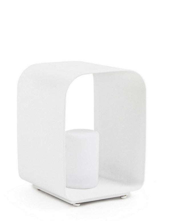 Lampe Led Ridley Blanc H35 en Aluminium sconto