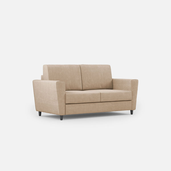 sconto Canapé 2 places Yasel 172x85x85 cm en tissu beige