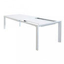 Tavolo Allungabile Houston 135/180x70x75h cm in Alluminio Bianco
