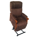 Poltrona Relax Elettrica Erica con Alzapersona Lift 1 Motore in Microfibra Marrone