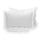 Lot de draps doubles dessus et dessous et taies d'oreiller Garrini Clarice blanc uni