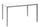 Table de Jardin 188x88x75 cm en Acier RD Italia Dorio 190X90 Blanc