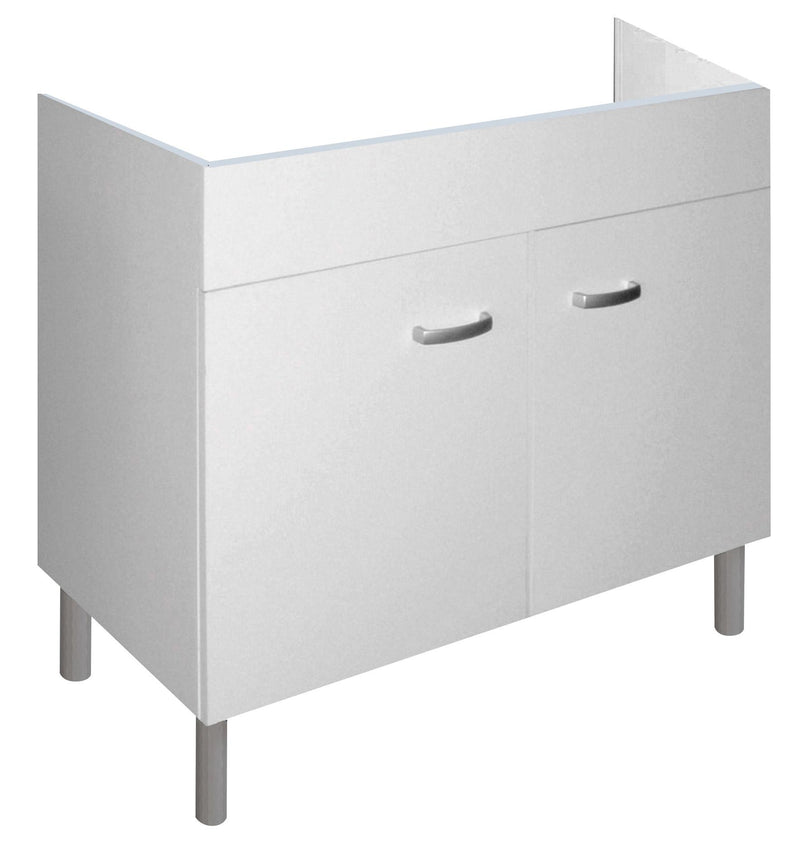 Mobile Sottolavello da Cucina 80x50 cm in Legno Bianco