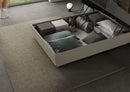 Letto 1 Piazza E Mezzo Imbottito in Similpelle Appia Large Cappuccino Varie Misure