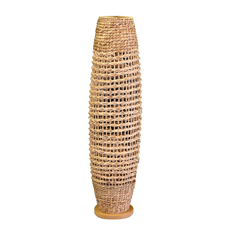 Lampada in rattan naturale da terra con attacco cm ø31xh119,5