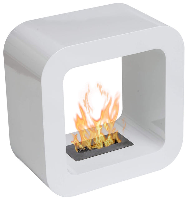 Cheminée Bioéthanol au Sol 42x42 cm Karlsen Marostica Blanc acquista