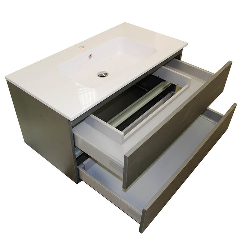 Mobile da Bagno sospeso Samoa 01C Laccato Tortora TFT