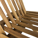 Poltrona Pieghevole Camel Design Ergonomico Salvaspazio in Legno Teak      