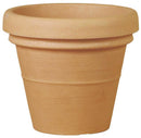 Vaso Ø85x70 cm in Polietilene Doppio Bordo 85 Anticato