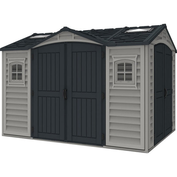 Cabane de jardin 326x240x235 cm en PVC gris/gris foncé acquista