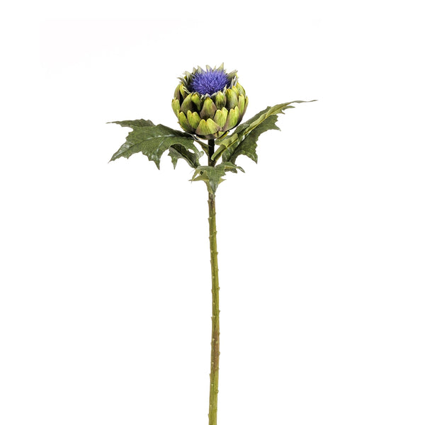acquista Set 2 Artichaut Artichaut en Fleurs Hauteur 63 cm Bleu