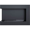 Camino a Bioetanolo da Incasso 70x48 cm Flig Tampa Nero Angolo a Sinistra