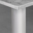 Gamba Regolabile per Tavolo Ø80 mm in Alluminio Anodizzato Opaco Alluminio Emuca