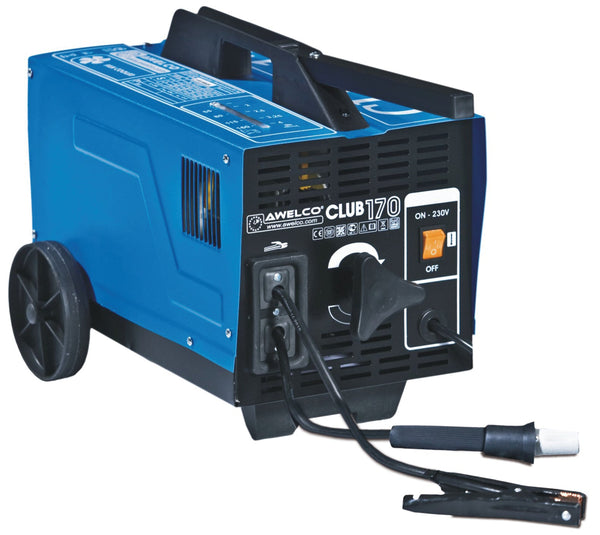Poste à souder à électrodes MMA Awelco Club 170 avec accessoires acquista
