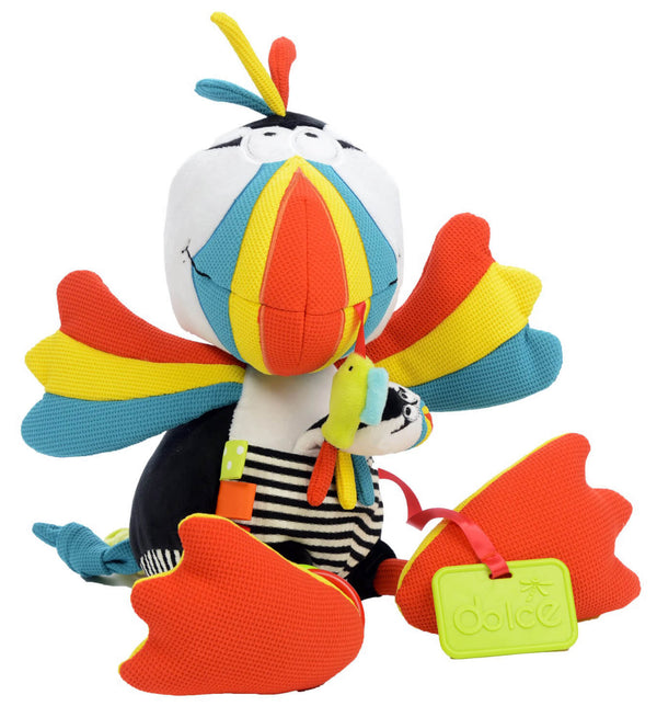 Peluche poule de mer pour enfant Sweet Multicolore sconto