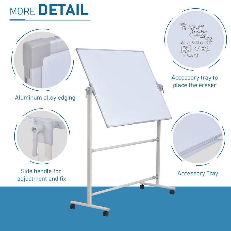 Lavagna Magnetica 139x51x177 cm in Alluminio  Bianco