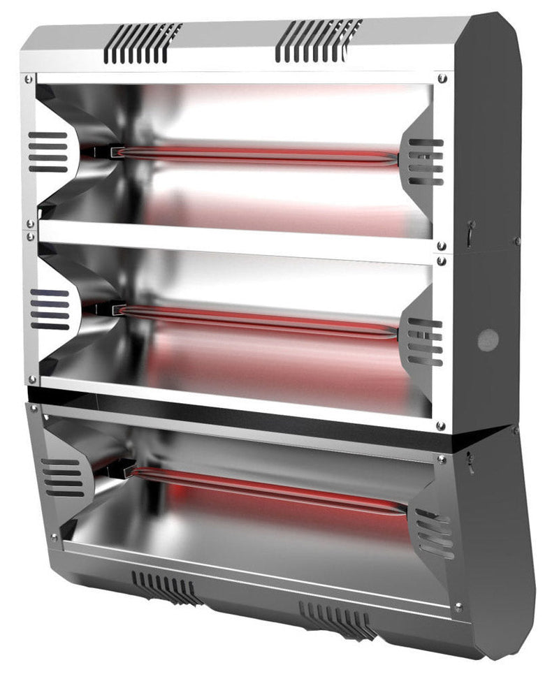 Stufa Elettrica ad Infrarossi da Parete o Soffitto 51,5x49,6x31,3 cm 6000W Moel Hathor 79304