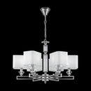 Lampadario Neoclassic in Metallo Ontario Cromo