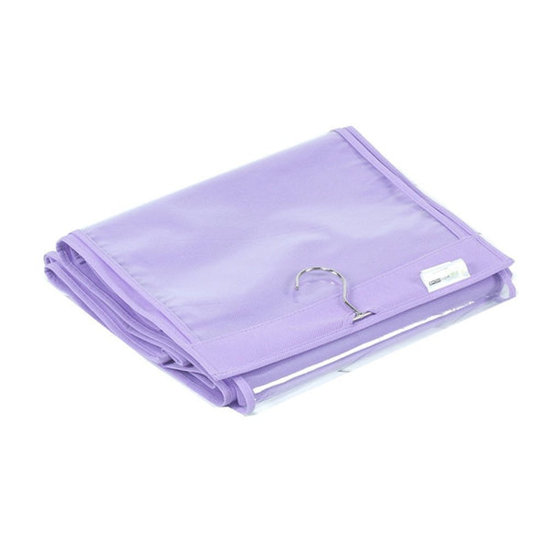 Organisateur de sac à main 12 sacs avec cintre pour placard ou porte Violet sconto