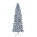 Albero di Natale Artificiale 210 cm 818 Rami Argento