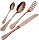 Servizio Set di Posate 24 Pezzi in Acciaio 18/10 PVD Eme Domus Chocolate