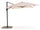 Parasol de Jardin Décentralisé 3x4m en Aluminium et Polyester vers Ecru