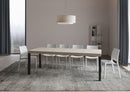  Tavolo Allungabile 140-400x90x77 cm Everyday Premium Cashmere Gambe Antracite