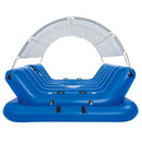 Isola Galleggiante Gonfiabile per 4 Persone 249x188x95 cm con Altoparlanti e Frigo Bestway