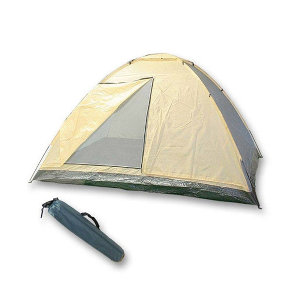 Tente de camping 2 personnes 110x140x200 cm avec moustiquaire et sac de transport sconto
