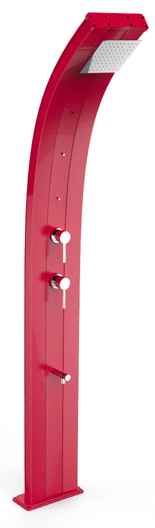 online Doccia Solare da Giardino 40L Miscelatore Nebulizzatore e Lavapiedi Arkema Dada Cherry