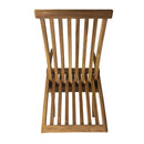 Poltrona Pieghevole Camel Design Ergonomico Salvaspazio in Legno Teak      