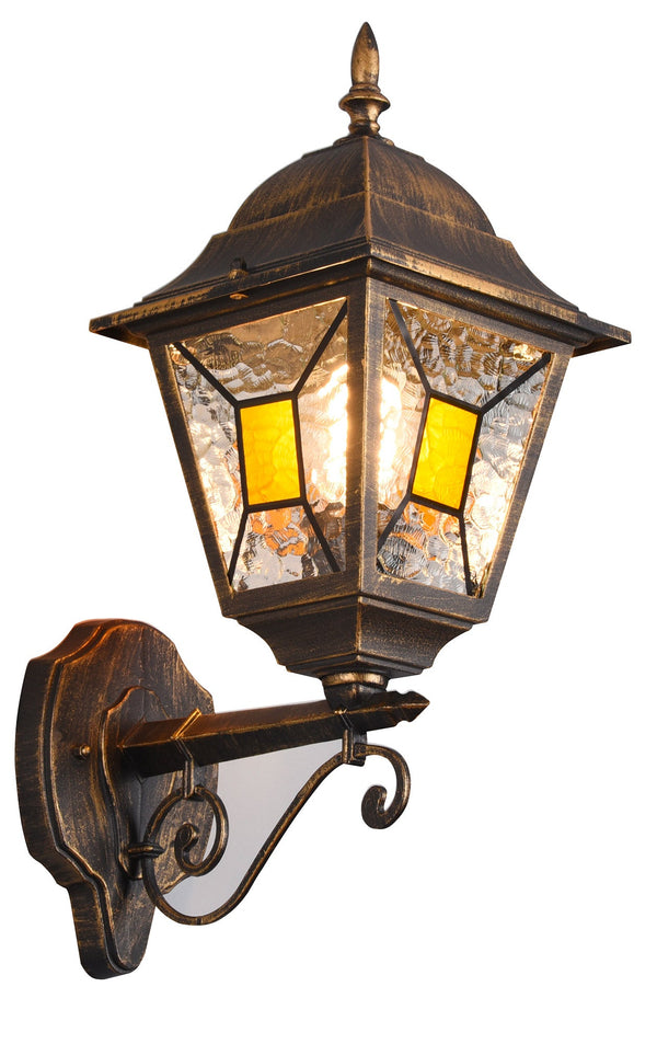 Applique da Esterno Attacco E27 in Alluminio Ruggine prezzo