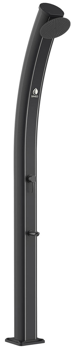 acquista Douche solaire de jardin 35L Sined Dafne Nera Mitigeur et lave-pieds