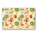 Tappeto Morbido per Bambini 150x120 cm Arrotolabile Multicolore