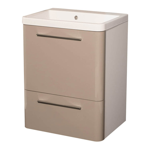 Meuble Lavabo 65,5x50,5x87 cm 2 Tiroirs Montegrappa Novella Dipiù Tortora sconto