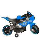 Moto Elettrica Arrow per Bambini 6V con Luci e Suoni Celeste