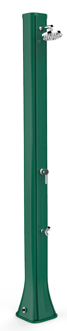 Doccia Solare da Giardino 40L Miscelatore e Lavapiedi Arkema Big Happy Five Verde Scuro acquista
