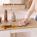 Carrello da Cucina 80x40x88 cm con Presa di Corrente Portaspezie e Armadietto in Truciolato Bianco      