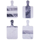 Set 4 Taglieri 25,5x15 cm  in Ceramica VdE Tivoli 1996 Marmo