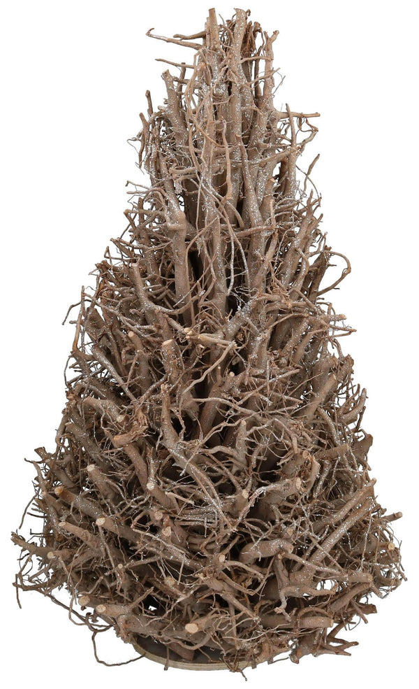 acquista Sapin de Noël en bois Ø43x70 cm Argenté