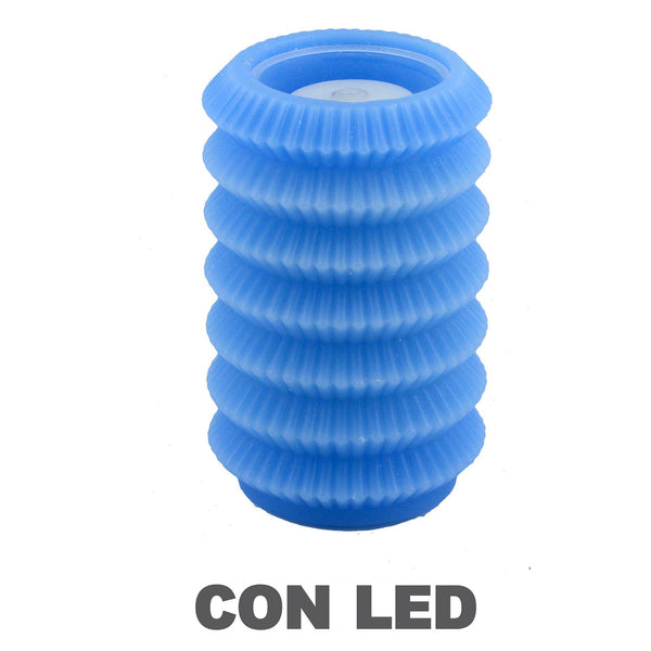 prezzo Lanterne bougie led fontaine bleue cm Ø13,5xh20