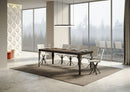 Tavolo Allungabile 200-304x90x77 cm Paxon Premium Noce Telaio Antracite 