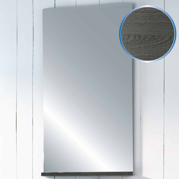 prezzo Miroir de Salle de Bain en Chêne Scié 45X90cm Fosterberg Roma 1