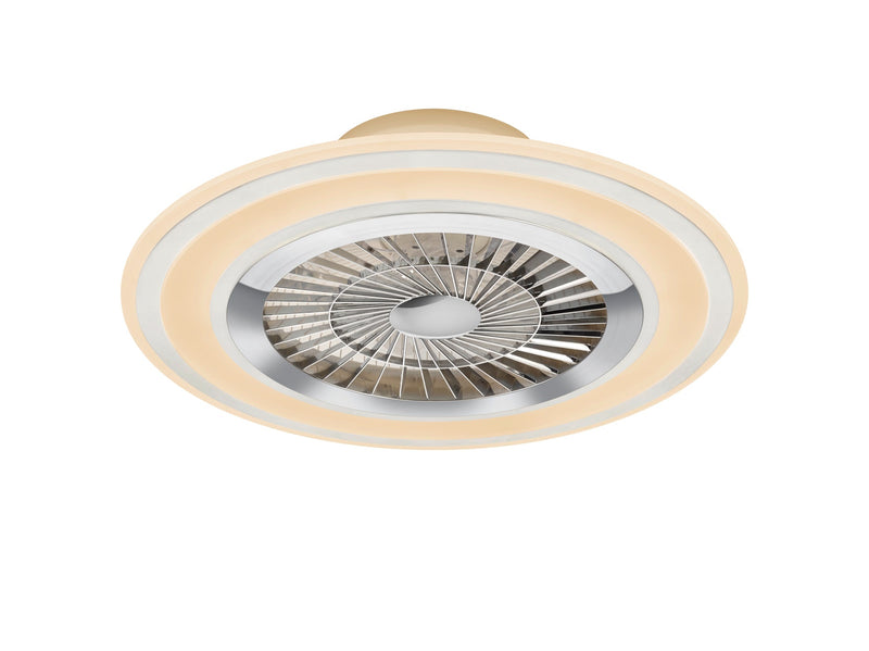Plafoniera Ventilatore da Interno a led in PLASTICA Bianco Opaco