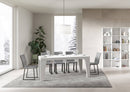 Tavolo Allungabile 160-264x90x77 cm Naxy Bianco Frassino