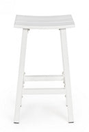 Sgabello Bar 41,8x31x71h cm Skipper Bianco