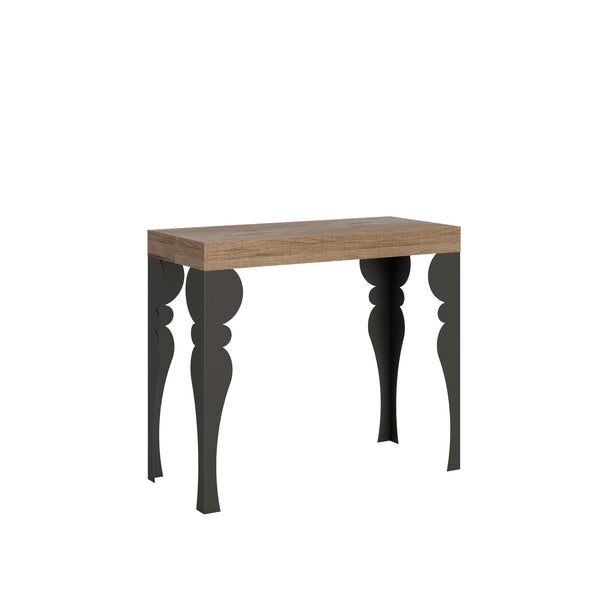 prezzo Consolle Allungabile 90-300x40x77 cm in Nobilitato Marrone
