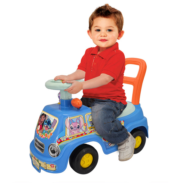 sconto Camion Cavalcabile per Bambini Easy Van Disney Stitch Blu